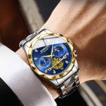 BINBOND B1236 Brand Fashion Tourbillon Dial Quartz Watches Men’s Luxury Stainless Steel - Image 2